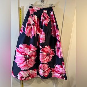 New Amazing Floral Full A Line Skirt
